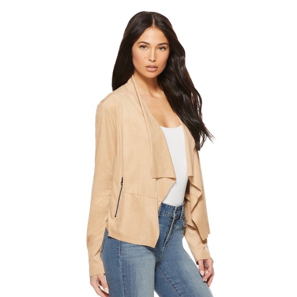NWT Sofia Vergara Faux Suede Moto Jacket - Picture 3 of 9